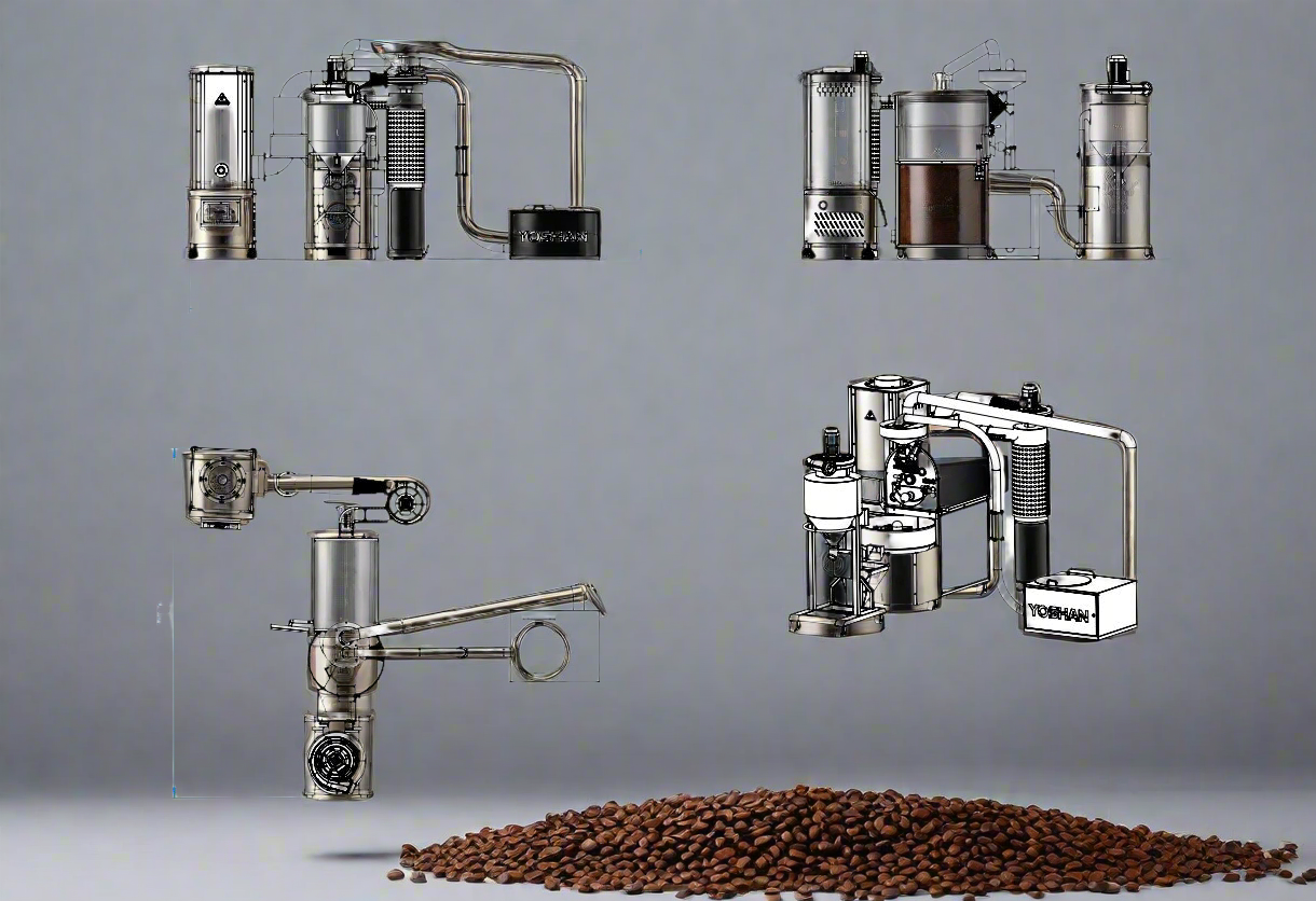 SD-12kg pro Automatic Coffee Roaster 	SD-15kg pro Automatic Coffee Roaster