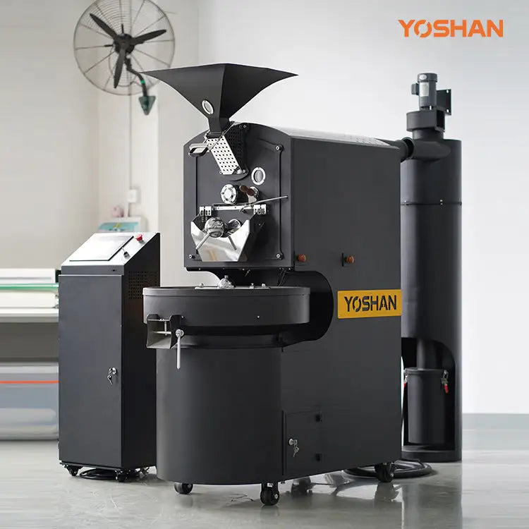 Yoshan Cast Iron Drum 6kg Gas Coffee Roaster - Oroast - Coffee Products  אורוסט ציוד קפה 