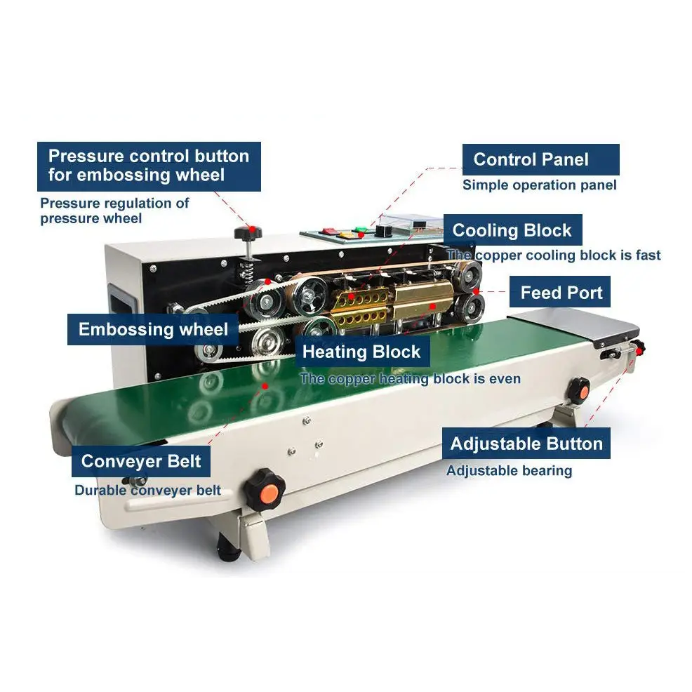 Semi-automatic Heat Sealing Machine for Plastic Bags - Oroast - Coffee Products  אורוסט ציוד קפה 